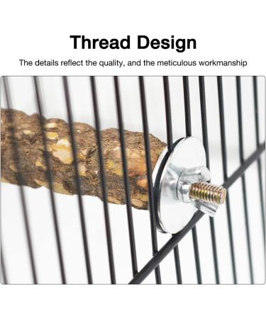 Gobesty Bird Perch Stand Bird Cage Accessories 5 PCS Bird Parrot Perches Natural Wood Parrot Perch Bird Cage Branch for Parakeets Cockatiels Conures Macaws Finches Love Birds - Buy Online on GoSupps.com