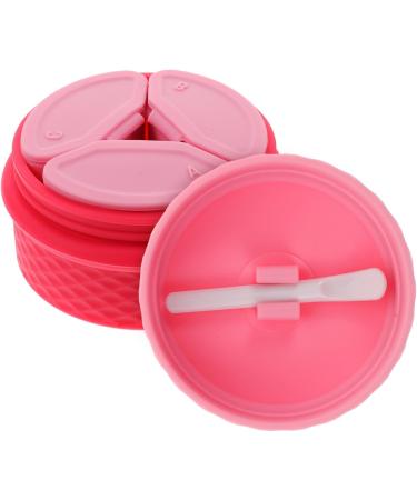 Beaupretty 4 Sets Cream box makeup cream jar cosmetic jar with spoon makeup pots container lotion cream jar empty container silicone cosmetic container filling Storage Box travel Silica gel - Buy Online on GoSupps.com