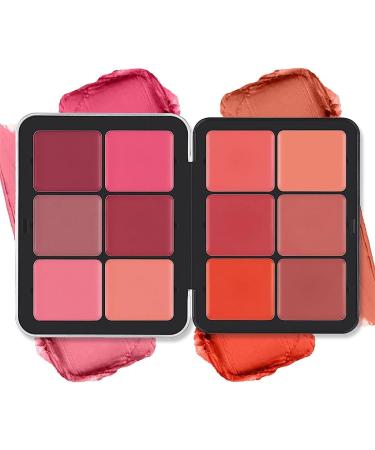 EXQST 12 Colors Cream Blush Palette 12 Colors Concealer Foundation Palette Long Lasting Makeup Palette for All Skin Types for Perfect Skin