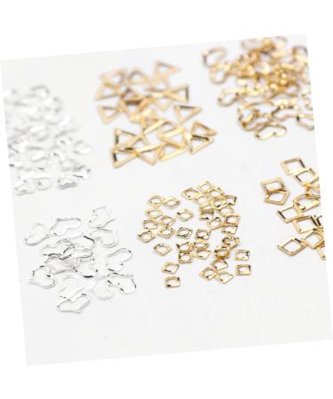 FRCOLOR 4 Boxes DIY Fingernail Plasters Nail Accessories Nails Making at Home Rivet Decoration Nail Decorations for Nail Art Rhinestones Gold Decoration Manicure Rivet Nail Rivet Triangle Metal - Buy Online on GoSupps.com