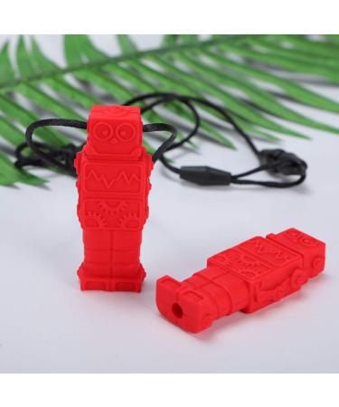 Yinlang Sensory Chew Necklace - 4-Piece Silicone Chewy Stick Toys for Kids | Durable Chewing Tool & Bite Ring - Buy Online on GoSupps.com