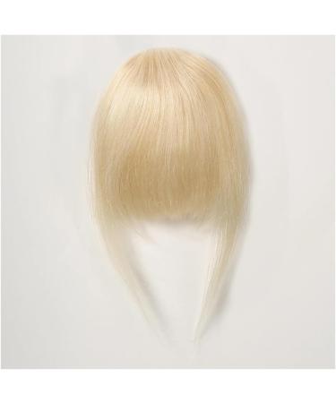 Bangs Hair Clip Clip in Bangs Remy Human Hair Wispy Bang Extention Fringe with Temples Blonde Glonde Hairpiece for Women Clip on Air Bang 4.5in Bangs Clip in Hair(Color:HLH1004-5) - Buy Online on GoSupps.com
