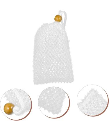 Baluue 1pc Soap Bag Handmade Soap Bath Scrubber for Body Fruit Soap Travel Organizer Bags Soap Saver Nylon - Buy Online on GoSupps.com