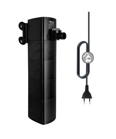 Wero aquarium filter 4-layer filtration strong suction power adjustable aquarium internal filter with 23W aquarium pump suitable for aquariums of 270 400 liters TC-3000C (1400l/h)
