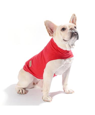 Caracaleap dog sweater - soft and warm t -shirt dog winter spring clothing coat cat sweater sweater sweaters sweater soft fuzzy for small dogs m red red