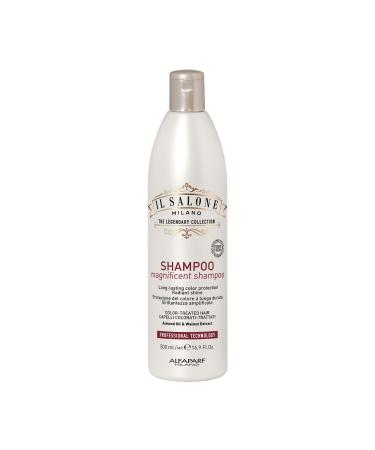 Il Salone Milano Professional Magnificent Shampoo for Color Treated Hair - Color Care Shampoo for Deep Cleansing - Protects and Prolongs Hair Color - Salon Premium Quality (16.91 Fl. Oz / 500 ml )