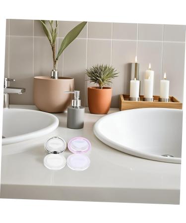  FRCOLOR 2 Pieces Refillable Loose Powder Containers with Mirror Pop-Up - Compact Travel Makeup Case for Loose Powder - Portable Empty Plastic Box for DIY Beauty - Buy Online on GoSupps.com
