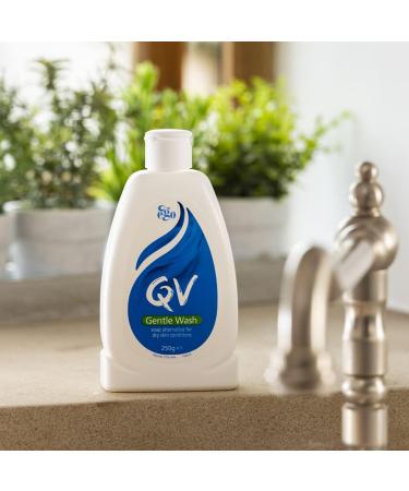 QV Gentle Wash 500g Soap-Free Moisturising Low Irritant PH Balanced Body Wash for Eczema and Dry Skin Conditions & Gentle Wash 250g Soap-Free Moisturising Low Irritant 500 ml (Pack of 1) Pump Bottle + Gentle Wash 250g - Buy Online on GoSupps.com