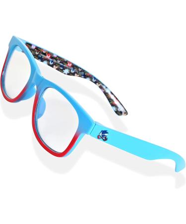 Sonic The Hedgehog Kids Blue Light Glasses with Carrying Case | Gaming Eyewear for Boys in Blue/Red - Buy Online on GoSupps.com