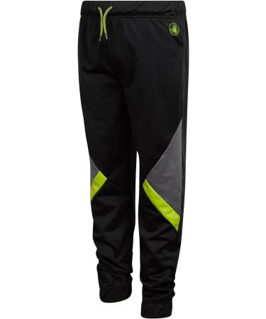 Body Glove Boys 4 Pack Tricot Joggers Size 8-18 - Black/Lime/Blue Triangle - Buy Online on GoSupps.com