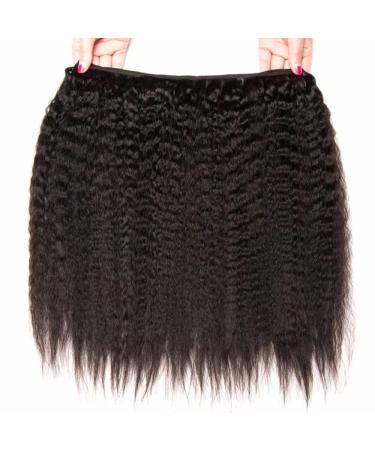 Yaki Smooth Real Hair Bundle - 76.2 cm 10A Brazilian Kinky Straight for Black Women - Natural Color 30 - Buy Online on GoSupps.com