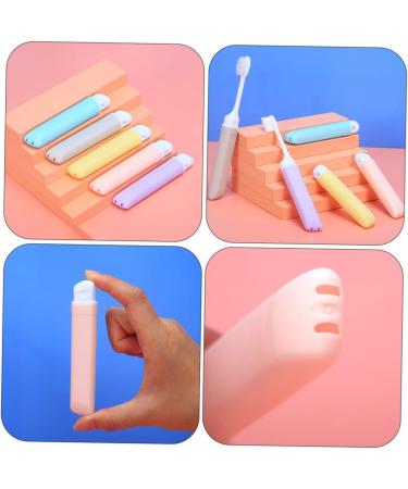 Shop Gatuida 5-Set Collapsible Manual Toothbrushes - Travel-Friendly Soft & Durable Oral Care Kit - Buy Online on GoSupps.com