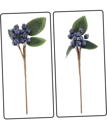 Zerodeko 15 Pcs Artificial Berry Cuttings Artificial Berry Stem Decoration Fake Berry Faux Greenery Garland Faux Floral Artificial Berry Picks Blue Decorations Plant Iron Branch Christmas Dark Bluex3pcs 18X7.5X3CMx3pcs - Buy Online on GoSupps.com