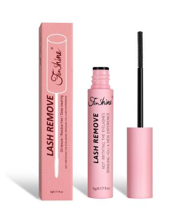 Fenshine Lash Remover Cluster Lash Glue Remover DIY Eyelash Extension Remover Eyelash Glue Remover for False Eyelashes Self-Use Gentle Soothing Non-Irritating Eye Cleanser Oil (5g Lash Remover) 5g Lash Remover