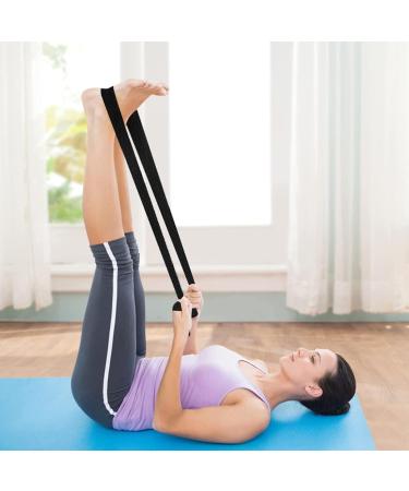 Shop NAAPESI Adjustable Yoga Mat & Cotton Loop Shoulder Strap - Ideal for Pilates & Aerobics - Black 150 cm x 3.8 cm - International Shipping Available - Buy Online on GoSupps.com