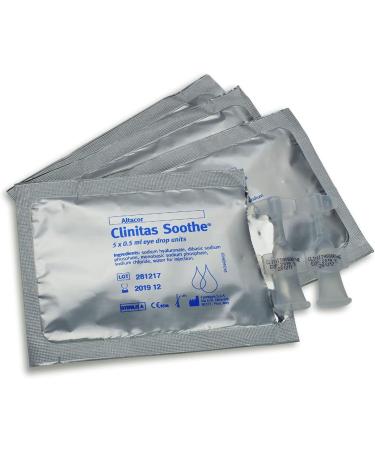 Clinitas Soothe Lubricant Eye Drops 20 x 0.5 ml - 20 Count (Pack of 1) | Moisturizing Relief for Dry Eyes - Buy Online on GoSupps.com