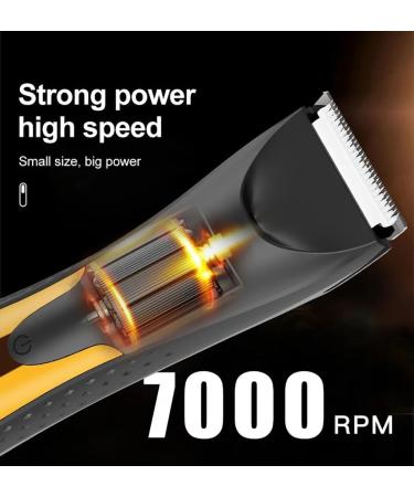 Buy Hair Clippers for Men & Women - Rechargeable Electric Trimmer for Beard Bikini Body & Groin (Black Gold) - International Shipping Available - Buy Online on GoSupps.com