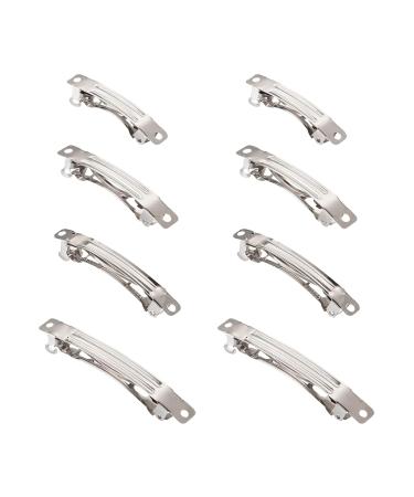 Craftdady 100pcs French Hair Clips - Iron DIY Accessories 4 Sizes (30/39/78mm) - Platinum Finish - Buy Online on GoSupps.com