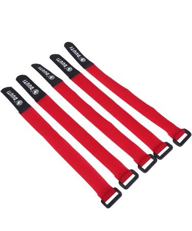 Buy Velcro Fastening Frame Bicycle Set - 5 Nylon Brackets with Fastener Tape for Pump & Flashlight (Red) - International Shipping Available - Buy Online on GoSupps.com