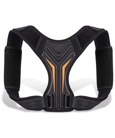 DFHBFG Posture Corrector Back Brace Adjustable Posture Brace for Upper Back Shoulder Back Trainer Spine Corset Support(XL Code) XL code D