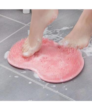 Shower Foot & Back Scrubber Mat | Anti-Slip Green Foot Muff Cleaner & Massage Device for Ultimate Bath Relaxation - Buy Online on GoSupps.com