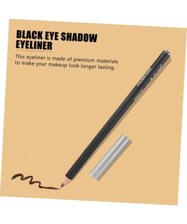CANIGHT 12pcs Black Eyeliner 1 Black Waterproof Eyeliner Beauty Supply Waterproof Brow Pencil Makeup Wood - Buy Online on GoSupps.com