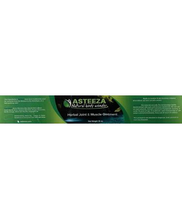 All Natural Relief Ointment by Asteeza - 2 Oz for Neck Back Joint Discomfort & Muscle Injuries - International Shipping Available - Buy Online on GoSupps.com
