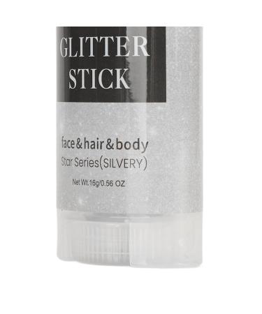 Buy Silver Glitter Stick Gel - Versatile Long Lasting Body Glitter for Parties | Easy to Clean - International Shipping Available - Buy Online on GoSupps.com