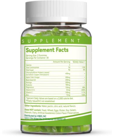 EAZGOO Chlorophyll Gummies for Body Odor Deodorant* 2 Pack Sugar Free Chewable Chlorophyll for Immune Support Women Vegan 120 Count (Lemon) - Buy Online on GoSupps.com