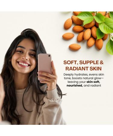 BEMT Cold-Pressed Almond Oil 100 ml | Pure & Natural Almond Oil for Skin & Hair | Lightweight Moisturizing Oil - Buy Online on GoSupps.com