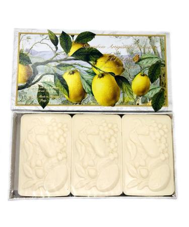 Lemon Large 10.5oz. Moisturizing Soap Bar from Italy