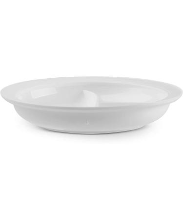 Providence Spillproof Partitioned Plate - 9 White - BPA-Free and Dishwasher Safe - Buy Online on GoSupps.com