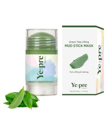 Green-Tea Lifting Mud Stick Mask - Yepre Pore Lifting Calming