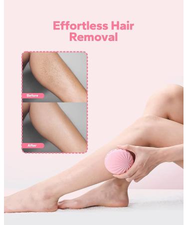 Upgraded Meto Crystal Hair Eraser for Women and Men - Painless Hair Removal Tool for Arms, Legs, Back - Reusable & Washable Epilator (Pink) - Buy Online on GoSupps.com