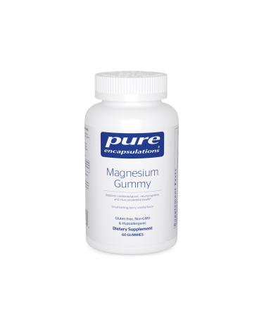 Pure Encapsulations Magnesium Gummy - Magnesium Citrate - Supports Heart Health & Relaxation* - for Children & Adults - Vegan & 0.5g Sugar per Gummy - 60 Gummies