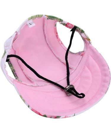 Itoda Baseball Cap for Small Dogs - Adjustable Sun Protection Hat with Ear Holes - Stylish Summer Pet Cap with Colorful Flowers - Buy Online on GoSupps.com
