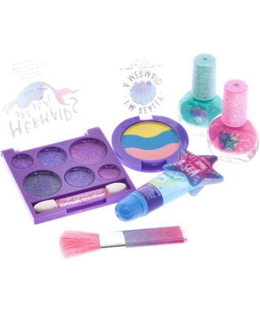 Townley Girl Mermaid Makeup Set for Kids | Makeup Kit Includes Lip Gloss Nail Polish a Mermaid Tail Bag & More | Birthday Gifts for Ages 3 & above - Buy Online on GoSupps.com