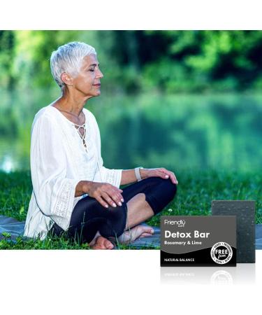  Friendly Soap Friendly Soap Detoxifying Natural Activated Charcoal Soap (Pack of 6) - Buy Online on GoSupps.com