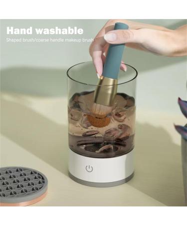 Electric Makeup Brush Cleaner Machine USB Makeup Brush Cleaner Cosmetic Brush Cleaner Automatic Spinning Makeup Brush Cleaner Fit for All Size Makeup Brush - Buy Online on GoSupps.com
