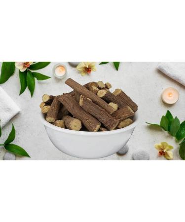 India's Creation Mulethi Root 100g - Licorice Root Glycyrrhiza Glabra - Raw Herbs Yashtimadhu - Mulhati Jethimadh - Aslussoos Jadi Booti - Single Herbs - Pack of 1 - Buy Online on GoSupps.com