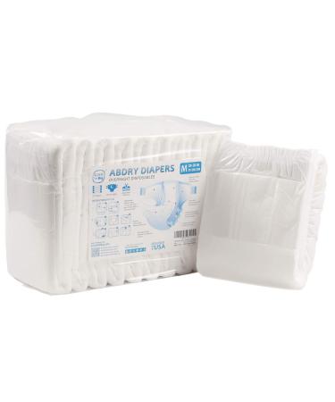 LittleForBig Adult Diapers 10 Pack-ABDry White Diapers (Medium 28"-38") M (10 Pack) - Buy Online on GoSupps.com