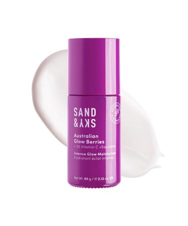 Sand & Sky Australian Glow Berries Intense Glow Moisturizer - Brightening Vitamin C Face Cream | For Skin Hydration Collagen Boost Wrinkle Reduction | With Kakadu Plum and Vegan Squaline