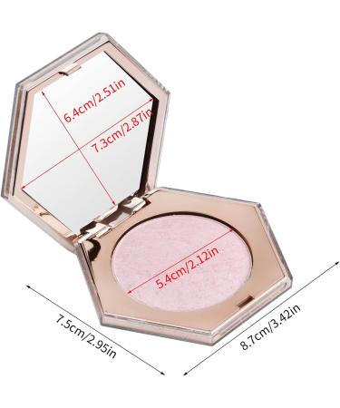  Nivofu Nivofu Highlighter Powder Highlighter Palette Highlighter Bronzer Powder Highly Pigmented 7.5g (01#) - Buy Online on GoSupps.com