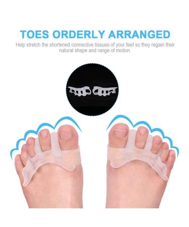 Gel Toe Separator and Stretchers for Men and Women - Easy Wear Toe Spacers - Buy Online on GoSupps.com