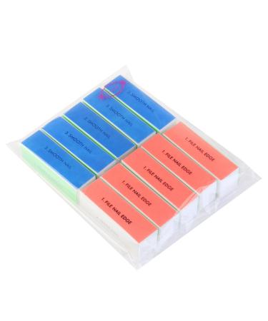 Insky 4-Way Manicure Buffer Nail Shiner Sponge Nail File with Brushed Fabric Building Blocks - 10 pcs - Buy Online on GoSupps.com