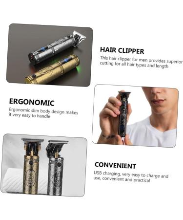 minkissy 1 Set Oil Head Hair Clipper Mens Grooming Kit Household Hair Clipper Rechargeable Hair Clippers for Men Practical Clipper Electric Razor Beard Metal Man Cosmetic Electric Scissors - Buy Online on GoSupps.com