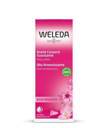 WELEDA Body Oil Rosehip Blossom 100 ml - Natural Skin Nourishment for All Skin Types - Best International Shipping - Buy Online on GoSupps.com