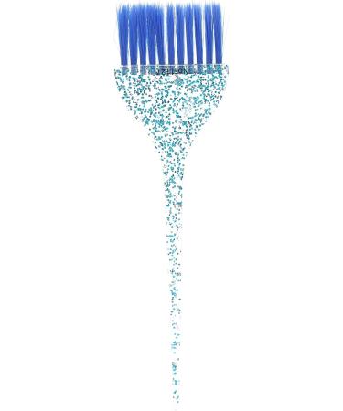 Glitter Handle Hair Dye Brush Hair Coloring Tool with Long Handle Material Pearly Lustre Handle for Beauty Salon and Hair Salon (Blue) - Buy Online on GoSupps.com