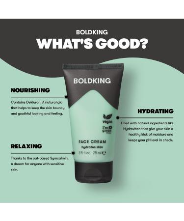 Boldking Face Cream - Hydrating facecream for Men - 75ml - Buy Online on GoSupps.com