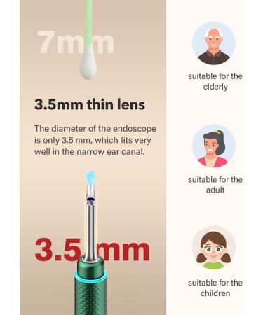 Ear Wax Removal Kit with HD Camera & 6 LED Lights for Safe Cleaning of Ear Canal | Compatible with iOS & Android Smartphones - Buy Online on GoSupps.com